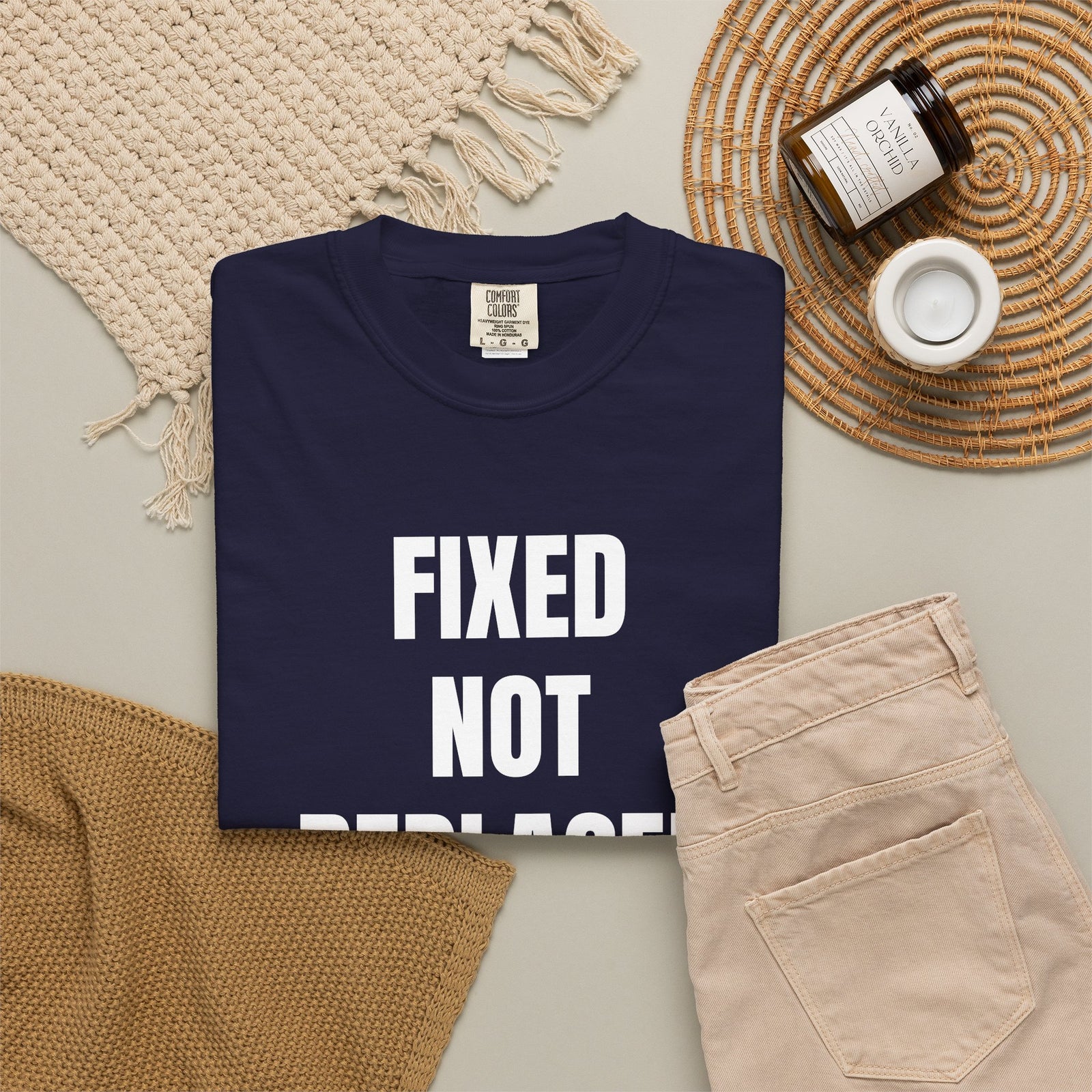 Fixed Not Replaced Repair Culture T-Shirt
