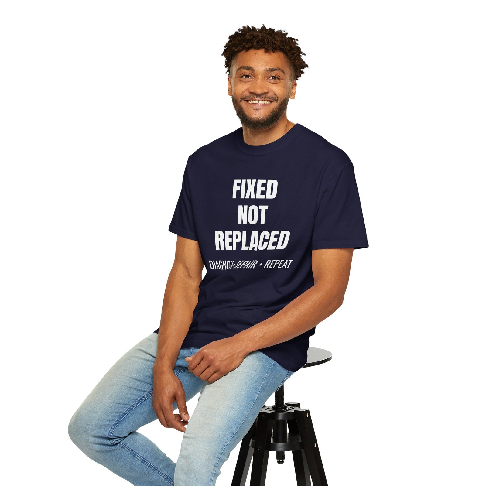 Fixed Not Replaced Repair Culture T-Shirt
