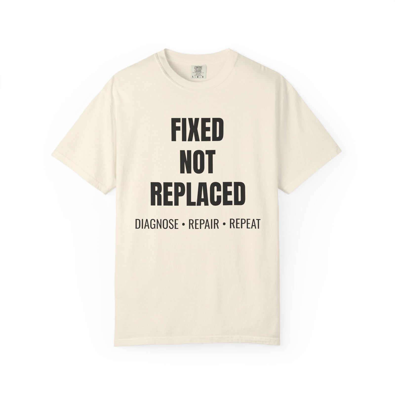 Fixed Not Replaced Repair Culture T-Shirt