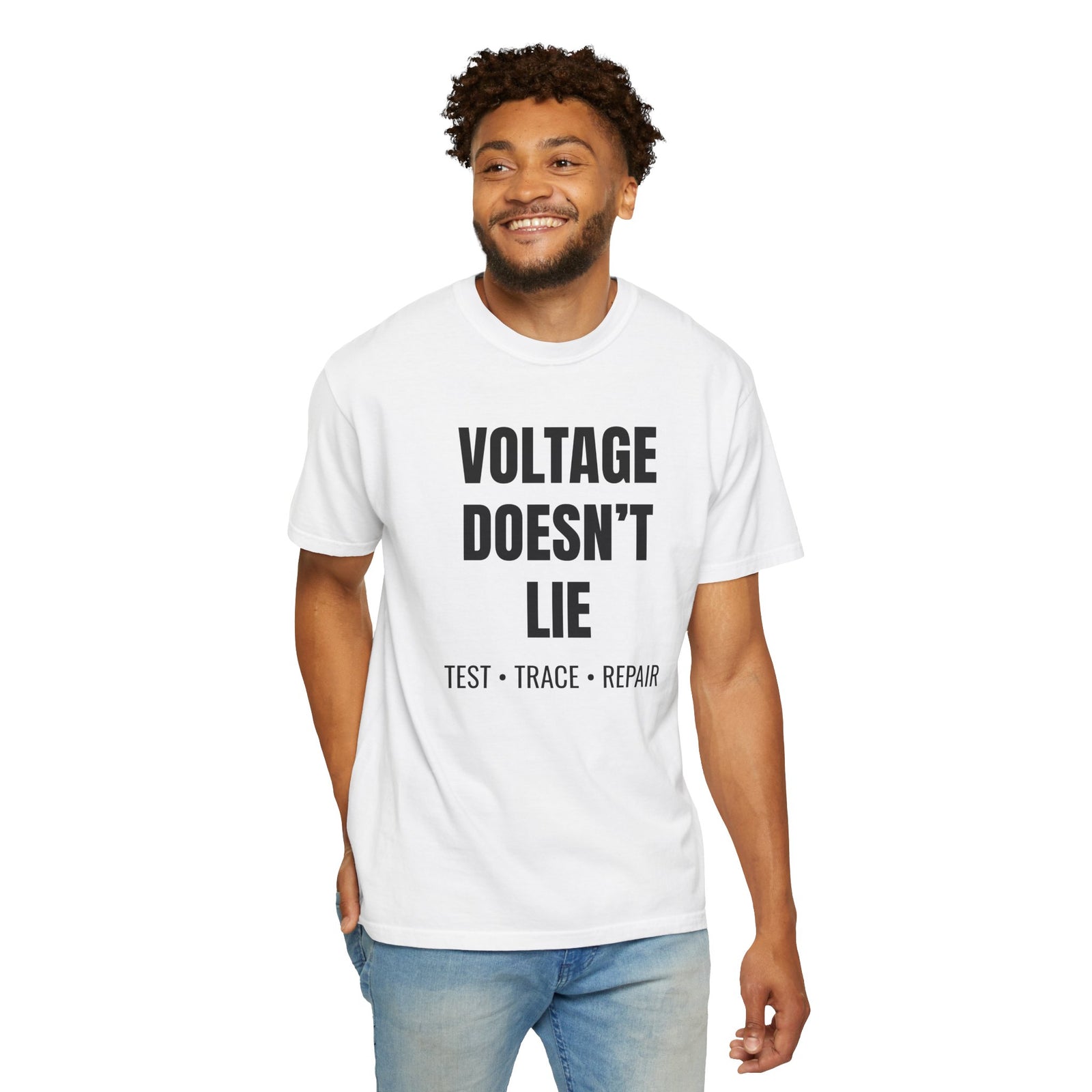 Voltage Doesn’t Lie Technician T-Shirt