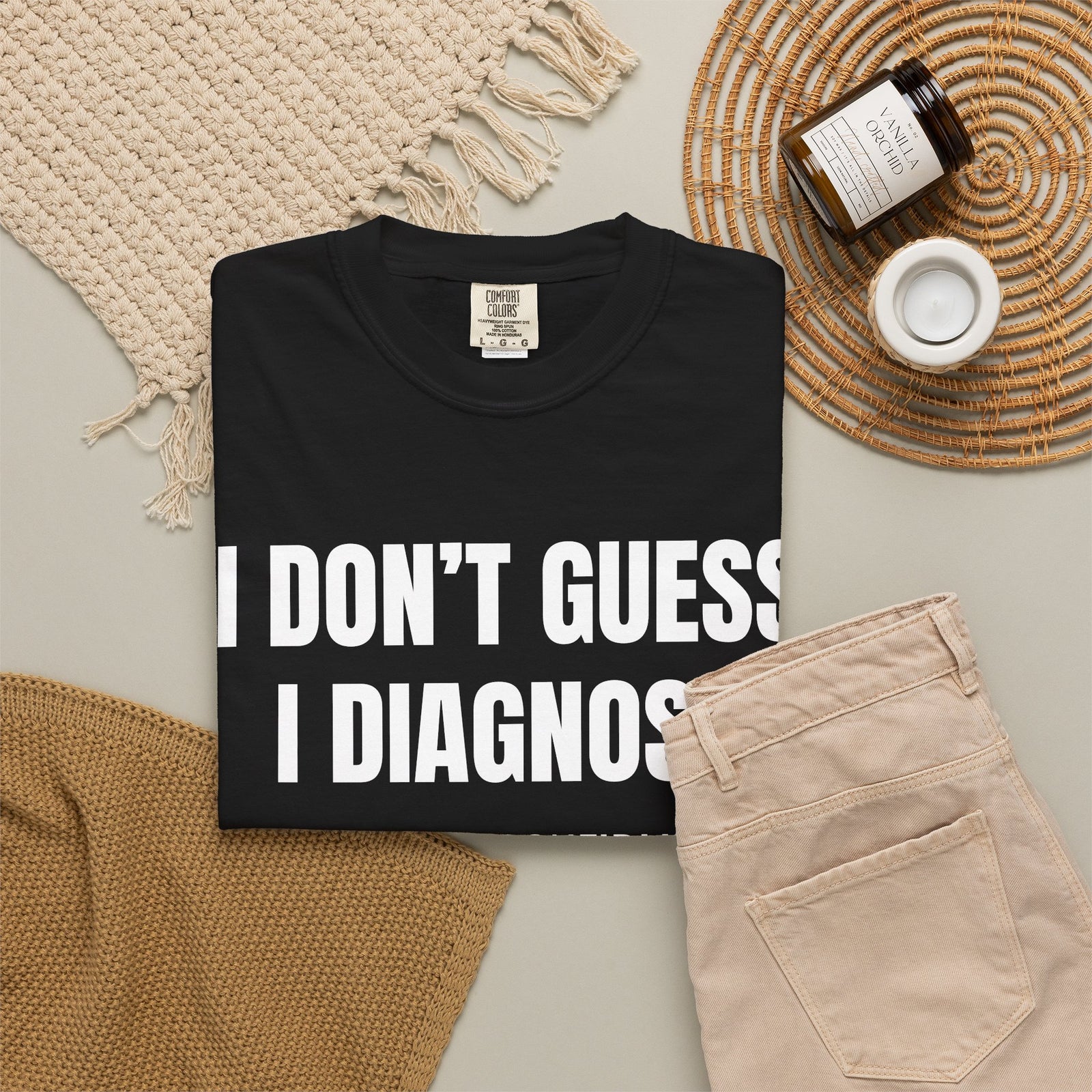 I Don’t Guess I Diagnose Shirt – Funny Mechanic Diagnostic T-Shirt