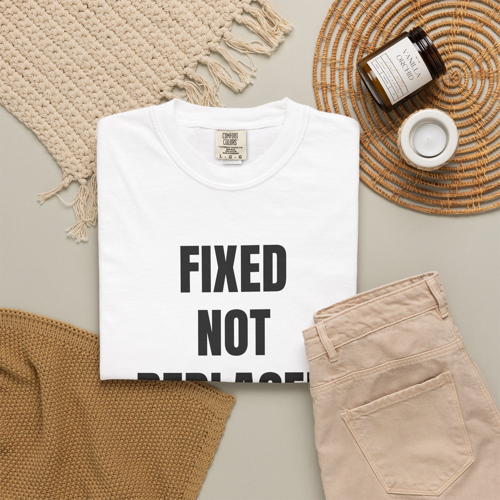 Fixed Not Replaced Repair Culture T-Shirt