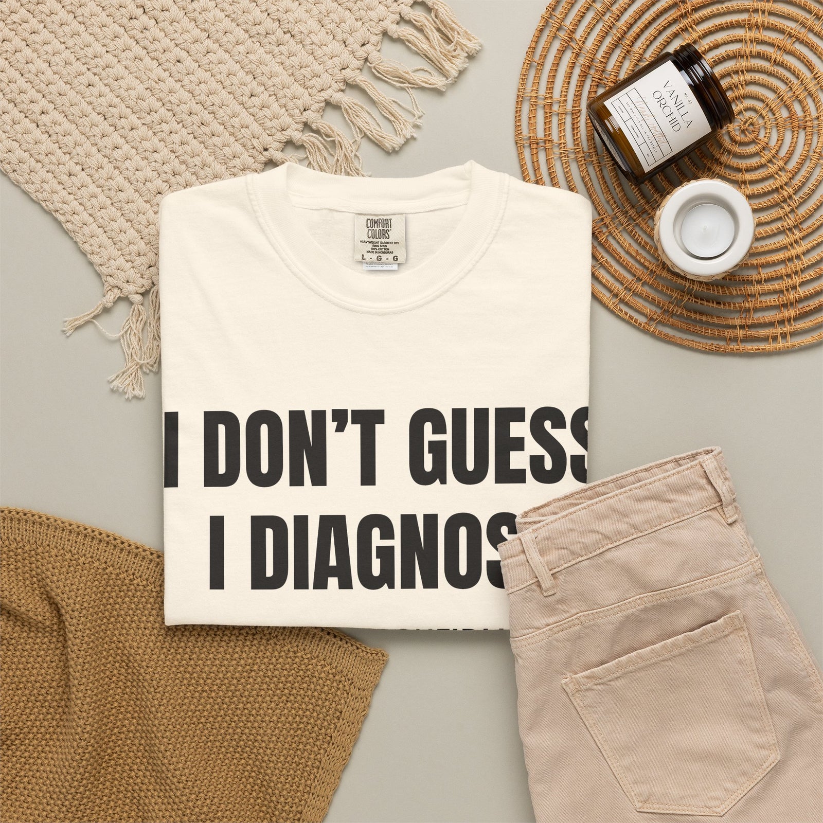 I Don’t Guess I Diagnose Shirt – Funny Mechanic Diagnostic T-Shirt
