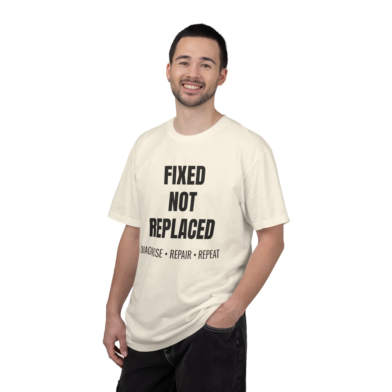 Fixed Not Replaced Repair Culture T-Shirt
