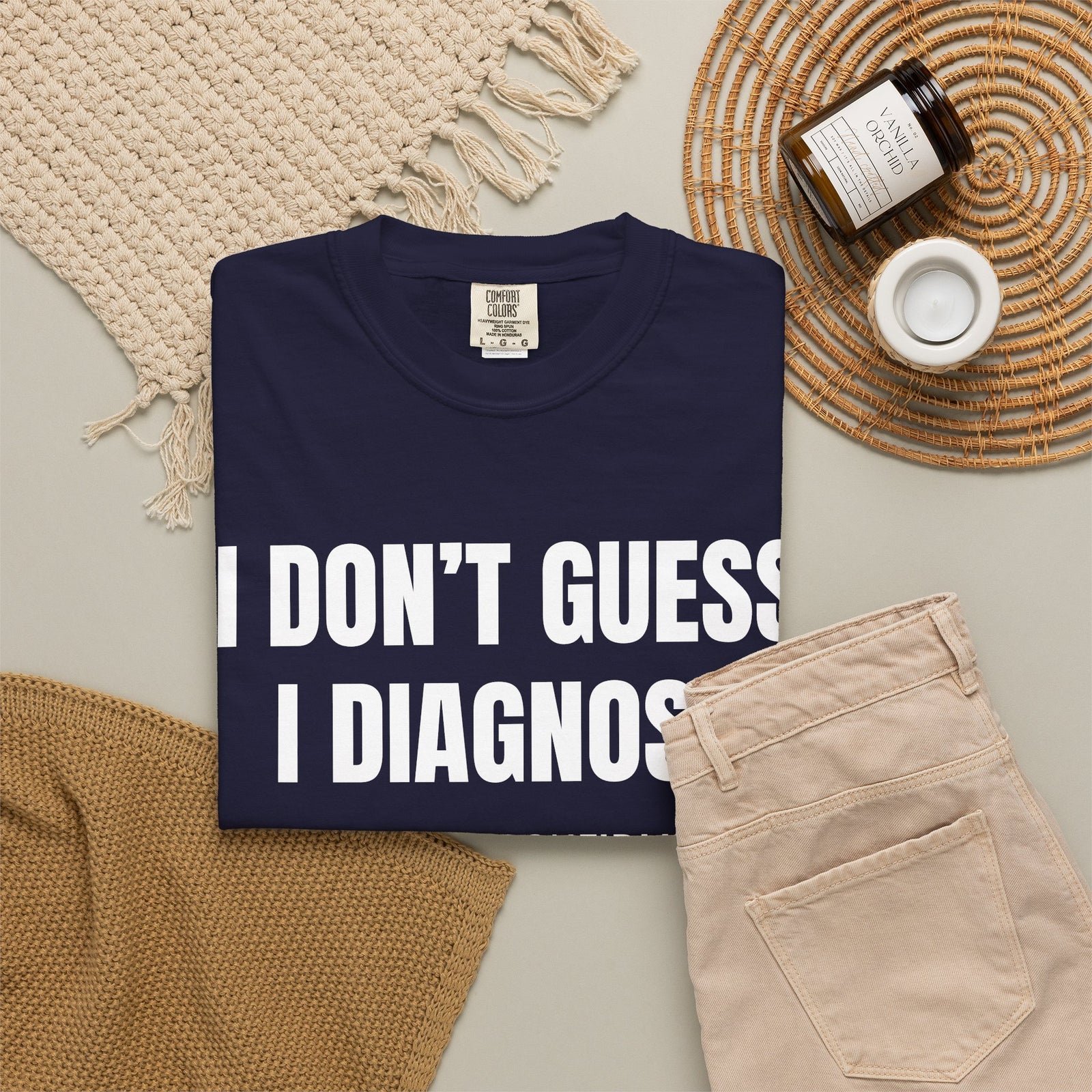 I Don’t Guess I Diagnose Shirt – Funny Mechanic Diagnostic T-Shirt