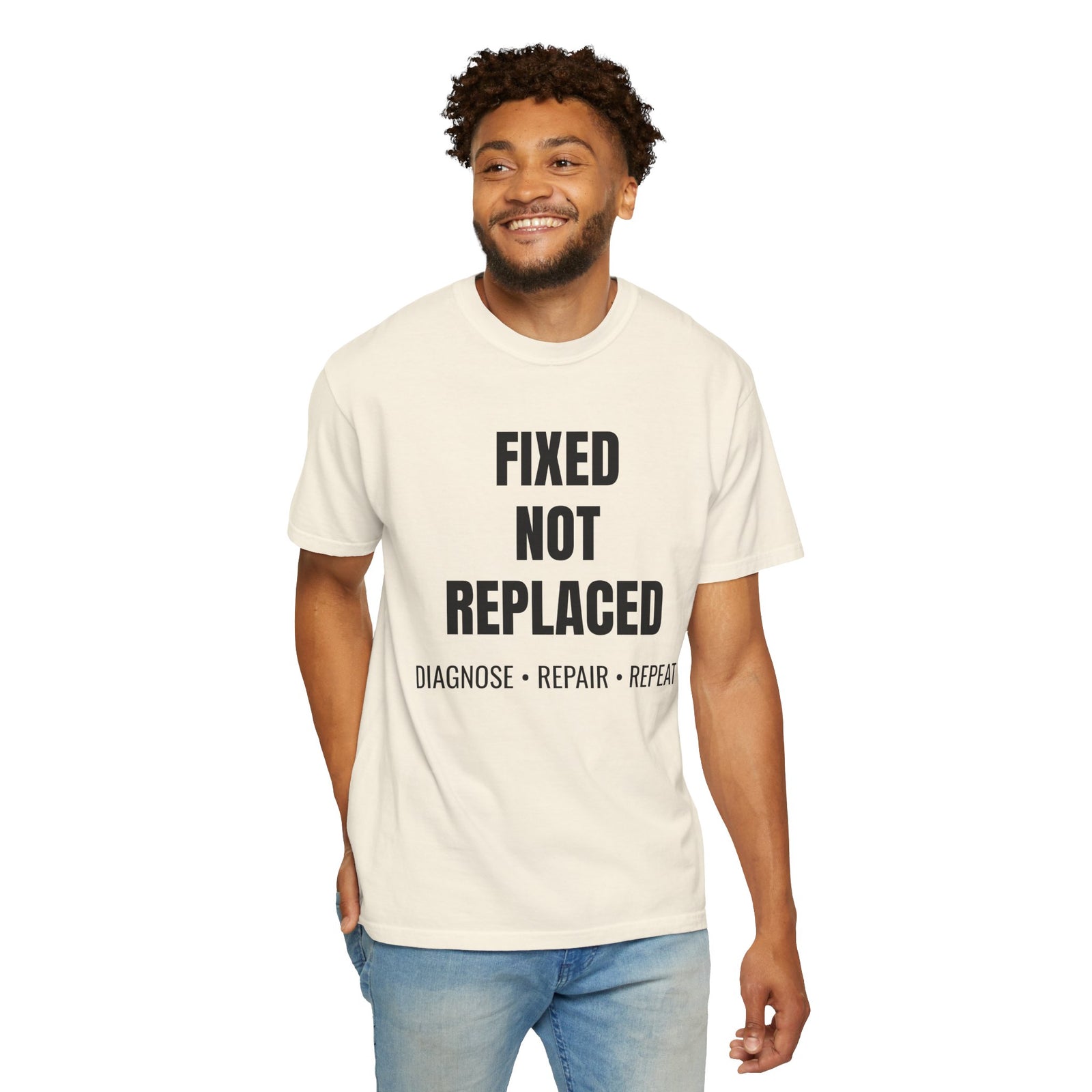 Fixed Not Replaced Repair Culture T-Shirt