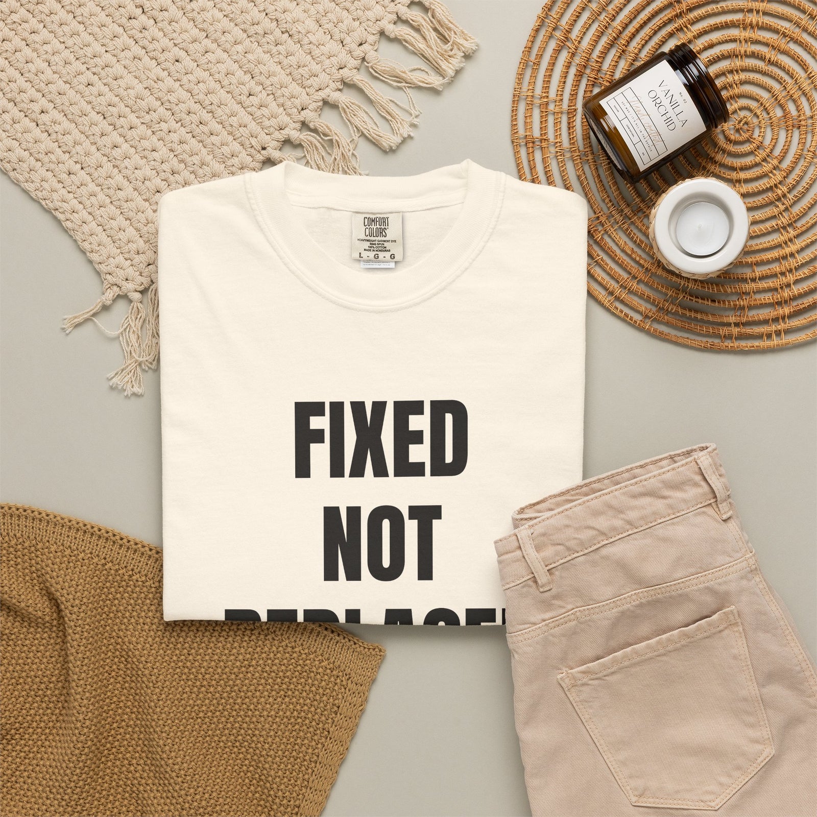 Fixed Not Replaced Repair Culture T-Shirt