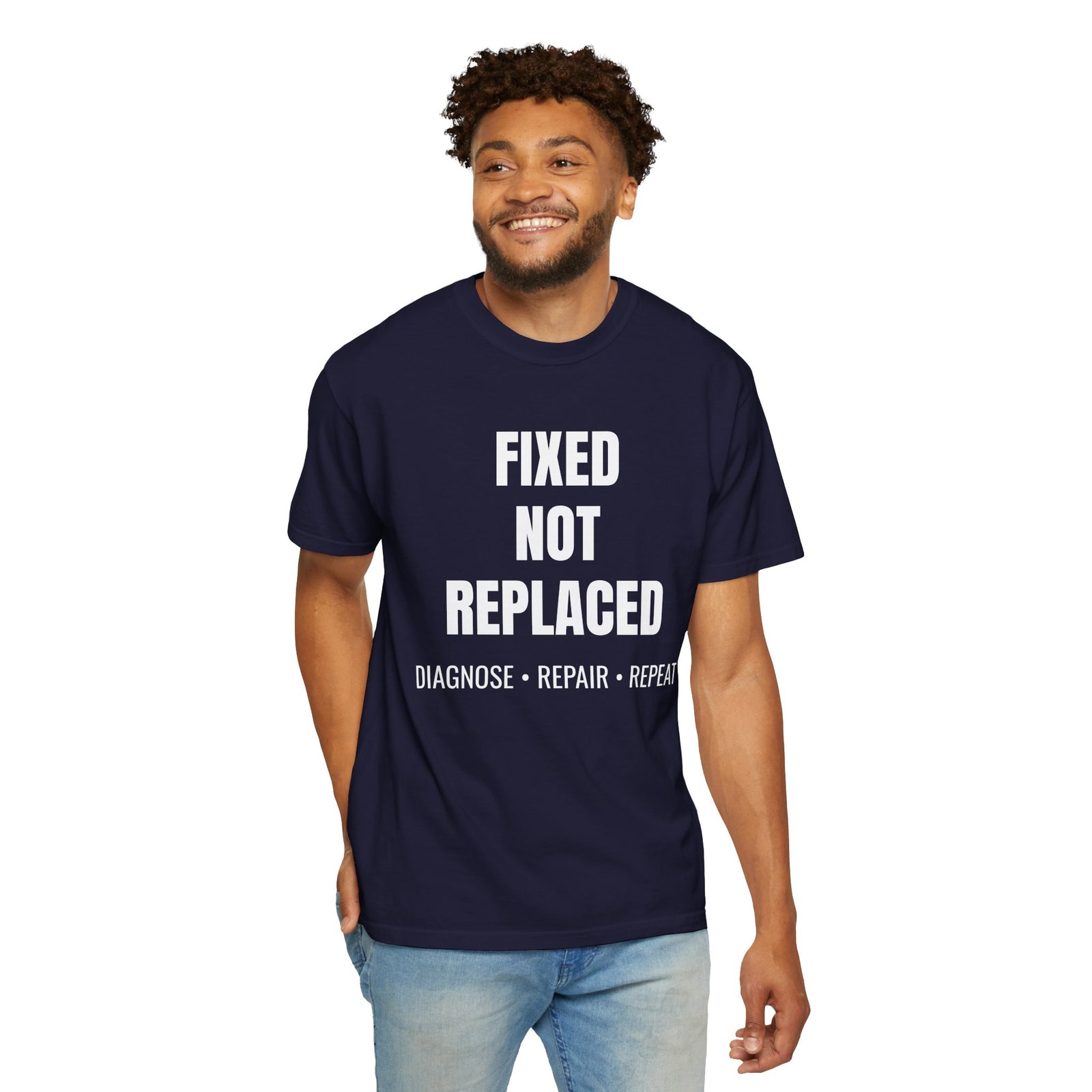 Fixed Not Replaced Repair Culture T-Shirt