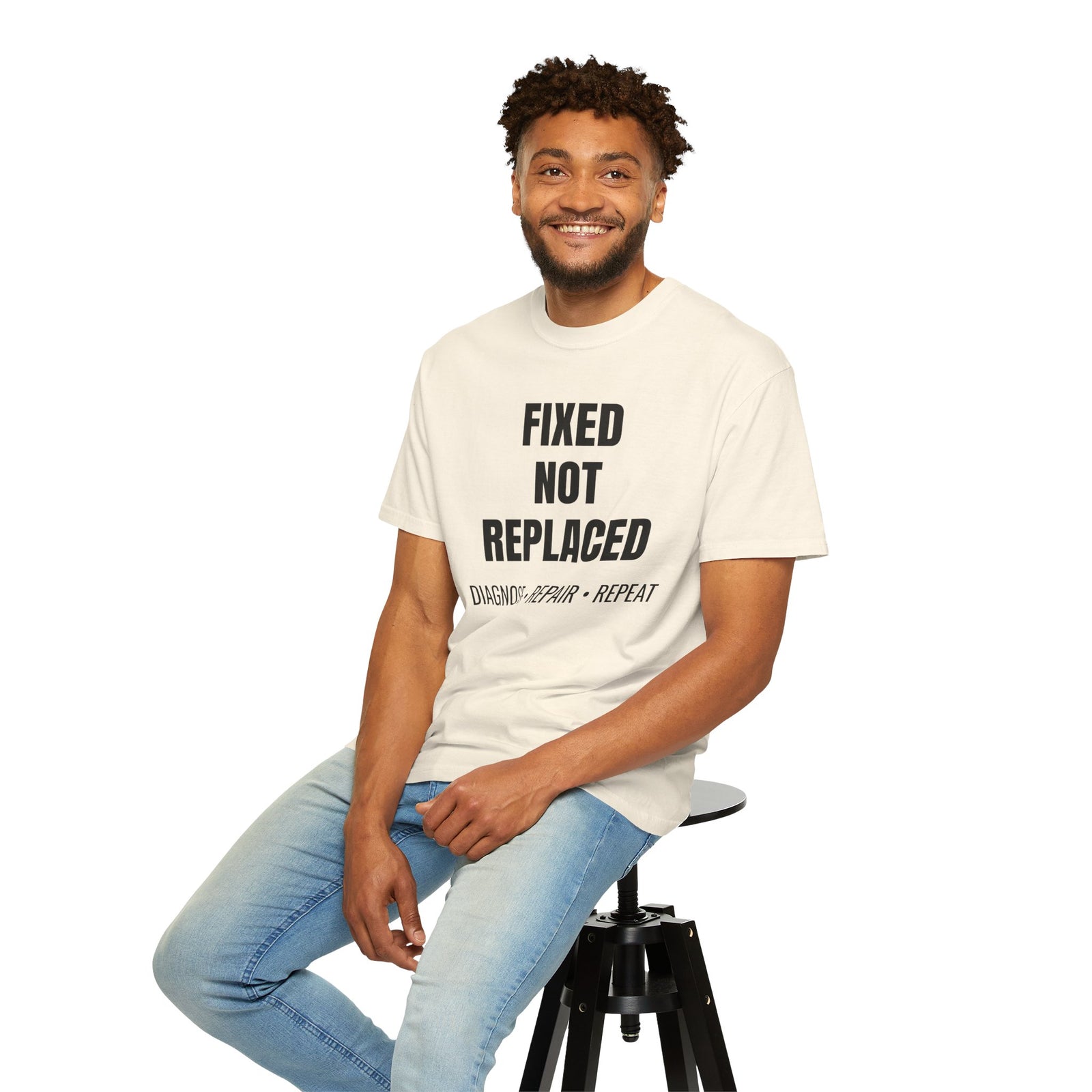 Fixed Not Replaced Repair Culture T-Shirt