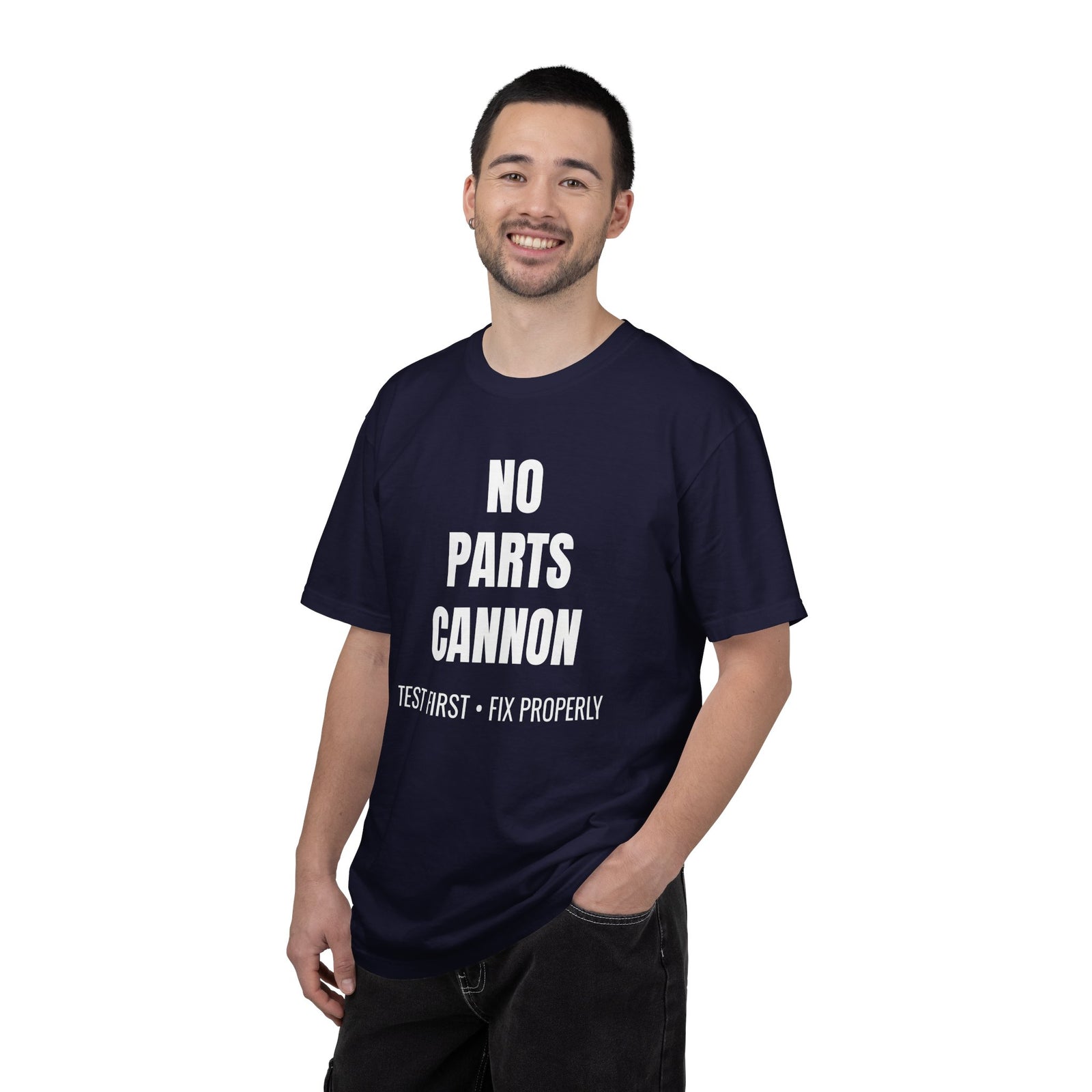No Parts Cannon Mechanic Diagnostic T-Shirt