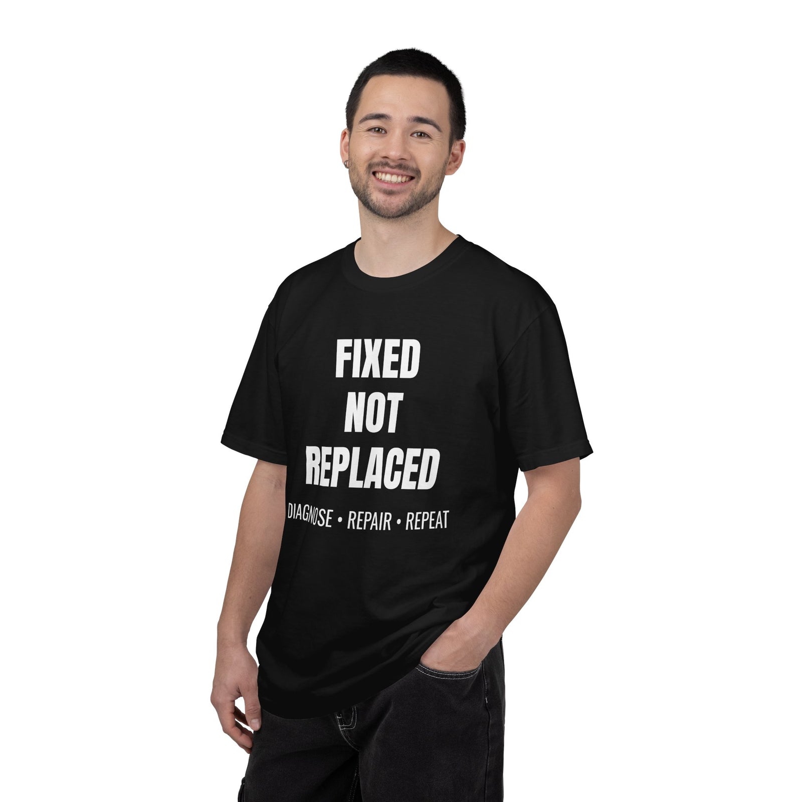 Fixed Not Replaced Repair Culture T-Shirt